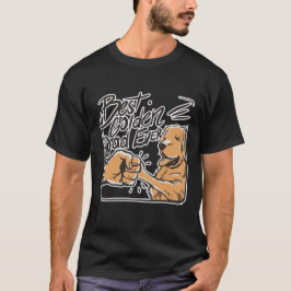 Camiseta Melhor pai de ouro