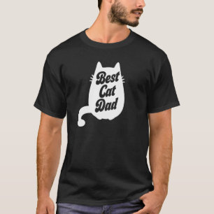 Camiseta Melhor Pai de Pai de Gato Gatinho Papa Kitten Pai