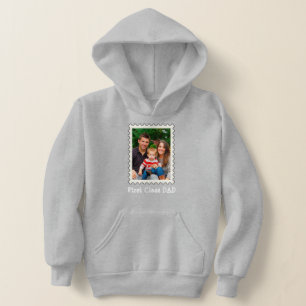 Camiseta Melhor Pai de Pai de primeira classe Foto da famíl