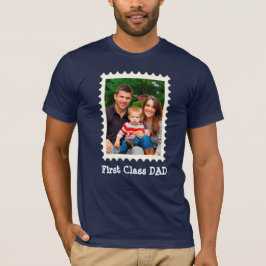 Camiseta Melhor Pai de PAI de PRIMEIRA CLASSE Foto personal