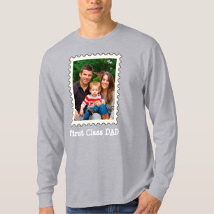 Camiseta Melhor Pai de PAI de PRIMEIRA CLASSE Foto personal