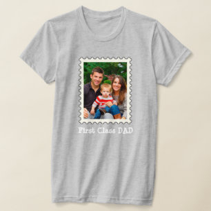 Camiseta Melhor Pai de PAI de PRIMEIRA CLASSE Foto personal