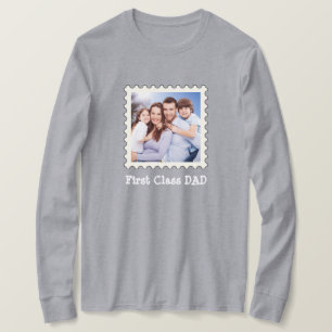 Camiseta Melhor Pai de PAI de PRIMEIRA CLASSE Foto quadrada
