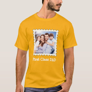 Camiseta Melhor Pai de PAI de PRIMEIRA CLASSE Foto quadrada