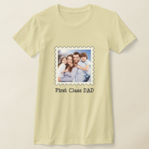 Camiseta Melhor Pai de PAI de PRIMEIRA CLASSE Foto quadrada