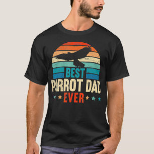 Camiseta Melhor Pai de Papagaio Alguma Vez Observando Pássa