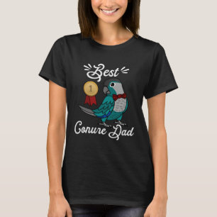 Camiseta Melhor Pai de Papagaio Eu Turquoise Green Cheek Co