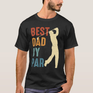 Camiseta Melhor Pai De Par Golf Lover Para Homens Engraçado