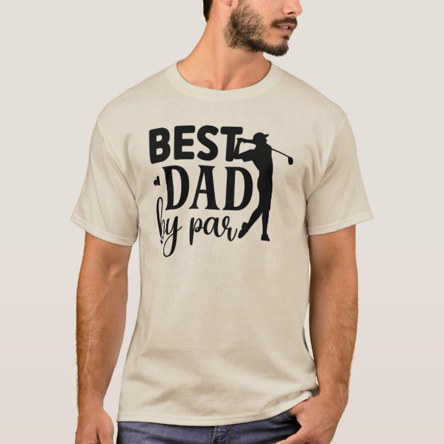 Camiseta Melhor Pai de Par - Homenagem Inspirada no Golfe (Frente)