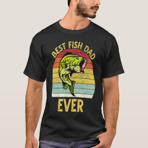 Camiseta Melhor Pai de Peixe de Sempre Peixe Dourado