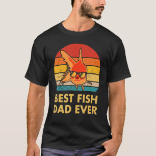 Camiseta Melhor Pai de Peixe de Sempre Peixe Dourado Dono d