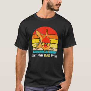 Camiseta Melhor Pai de Peixe de Sempre Peixe Dourado Para A