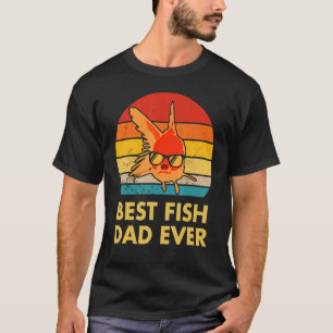 Camiseta Melhor Pai de Peixe de Sempre Peixe Dourado Para P