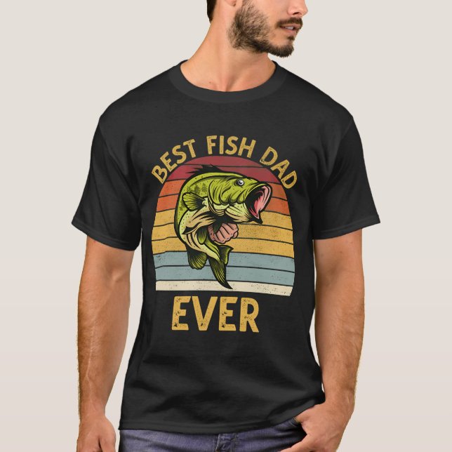 Camiseta Melhor Pai de Peixe de Todos (Frente)