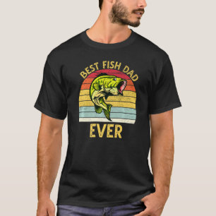 Camiseta Melhor Pai De Peixes Dourados Para Guardiões De Pe