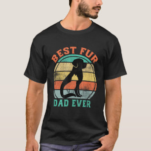 Camiseta Melhor Pai de peles de cão e de gato