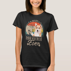 Camiseta Melhor Pai De Pembroke Welsh Corgi Nunca Vintage F