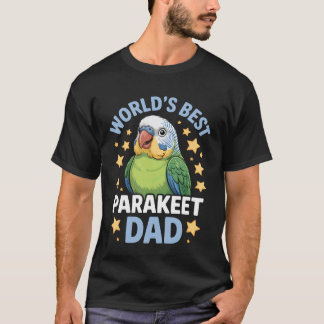 Camiseta Melhor Pai de Periquito do Mundo 2019