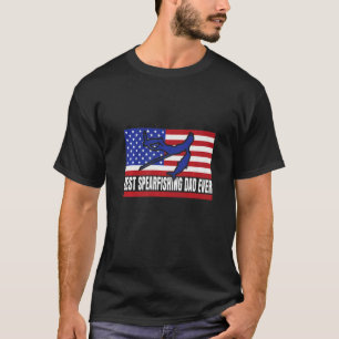 Camiseta Melhor Pai De Pesca De Lança Scuba Diver Scuba Div