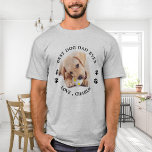 Camiseta Melhor Pai de Pet Fotográfico de Pet Personalizado<br><div class="desc">Melhor Pai De Cão... Surpreenda seu Pai de Cachorro favorito este Dia de os pais com esta super fofinha camiseta personalizada de fotos. Personalize esta camiseta de pai de cachorro com a foto favorita do seu cachorro e o nome. Esta camisa de pai de cachorro é um imperativo para amantes...</div>