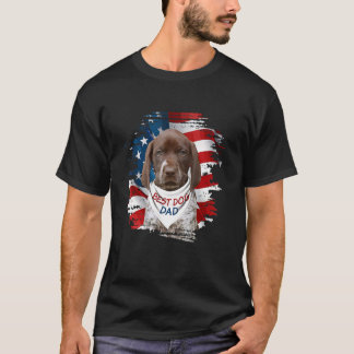Camiseta Melhor Pai de Ponteiro Baixo Alemão - Marca Usa -