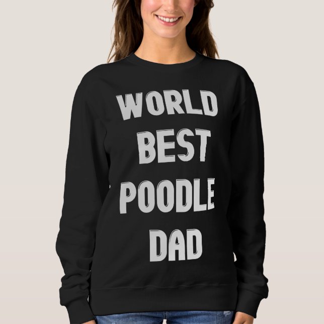 Camiseta Melhor Pai de Poodle (Frente)