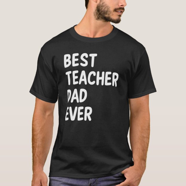 Camiseta Melhor Pai De Professores Do Mundo (Frente)