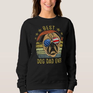 Camiseta Melhor Pai De Pug Alguma Vez Cão De Vintagem