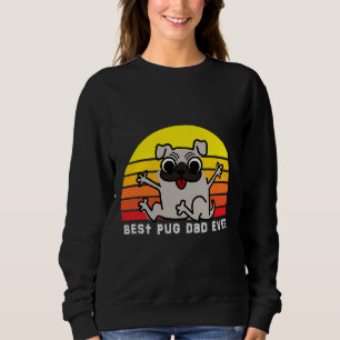 Camiseta Melhor Pai De Pug Alguma Vez Essencial Para A Cami