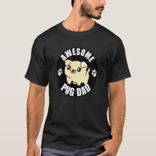 Camiseta Melhor Pai De Pug De Bandeira Americana 4 De Julho