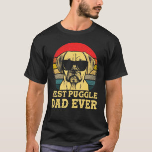 Camiseta Melhor Pai de Puggle de Todos os Tempos Amantes de