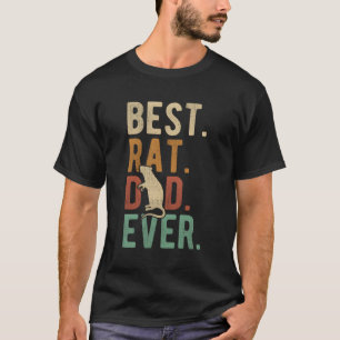 Camiseta Melhor Pai De Rato, Rato De Pet Engraçado Ou Anima