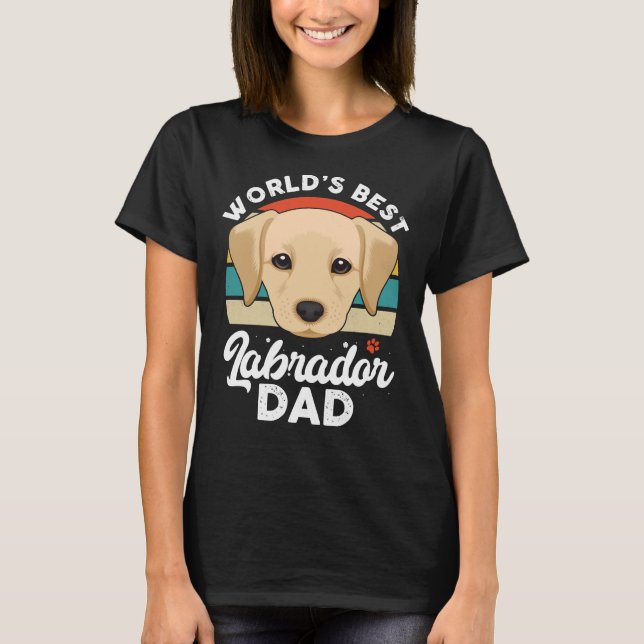 Camiseta Melhor Pai De Retriever Do Mundo (Frente)