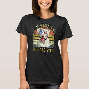 Camiseta Melhor Pai De Retriever Labrador Nunca Cão De Vint