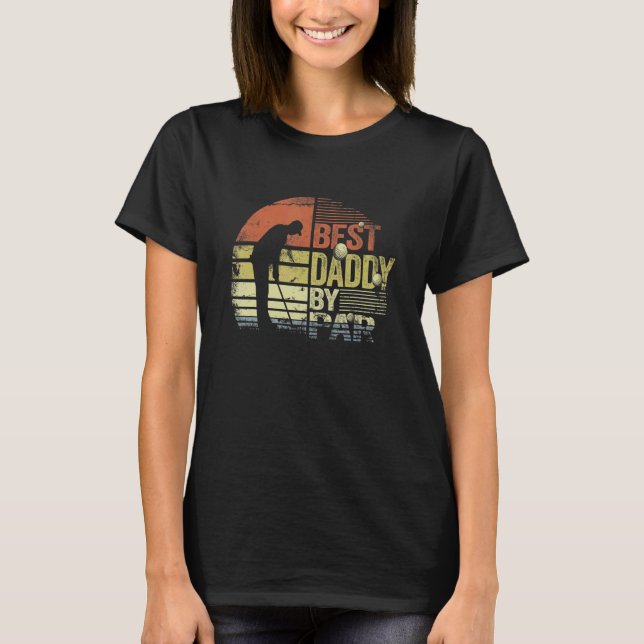 Camiseta Melhor Pai De Retrô Para Par Golf Player Papa (Frente)