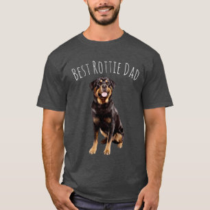 Camiseta Melhor Pai de Rottweiler Rottie