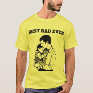 Camiseta Melhor Pai de sempre: Celebração do Dia de os pais