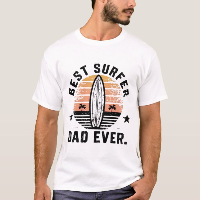 Camiseta Melhor Pai de Surfer (Frente)