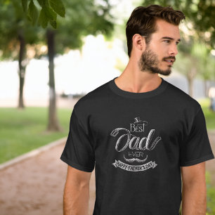 Camiseta Melhor Pai de Todos Dia dos Pais Letra de Giz