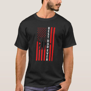 Camiseta Melhor Pai de Todos os Tempos Albânia Pai Albanês