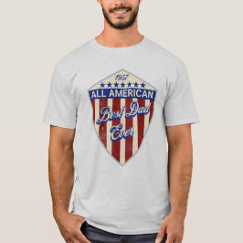 Camiseta Melhor Pai de Todos os Tempos Americano