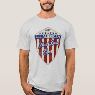 Camiseta Melhor Pai de Todos os Tempos Americano