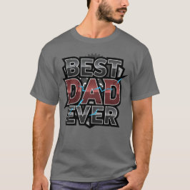 Camiseta Melhor Pai de Todos os Tempos Design Mecânico Indu