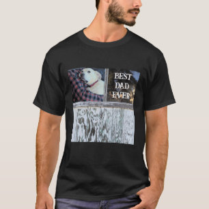 Camiseta Melhor Pai de Todos os Tempos Madeira Rústica Enve
