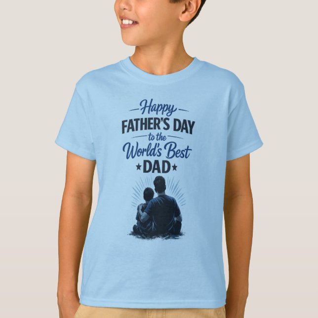 Camiseta Melhor Pai de Todos os Tempos | Presente do Dia do (Frente)