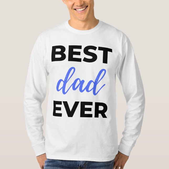 Camiseta Melhor Pai de Todos Preto (Frente)