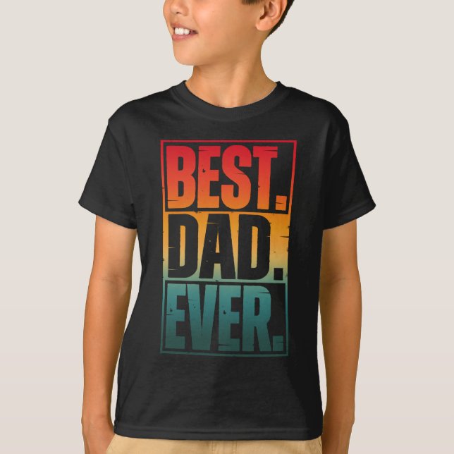 CAMISETA MELHOR PAI DE TODOS TIPOGRAFIA   (Frente)