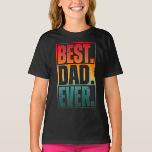 CAMISETA MELHOR PAI DE TODOS TIPOGRAFIA  