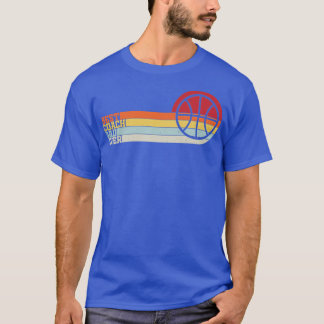 Camiseta Melhor Pai de treinador de basquetebol