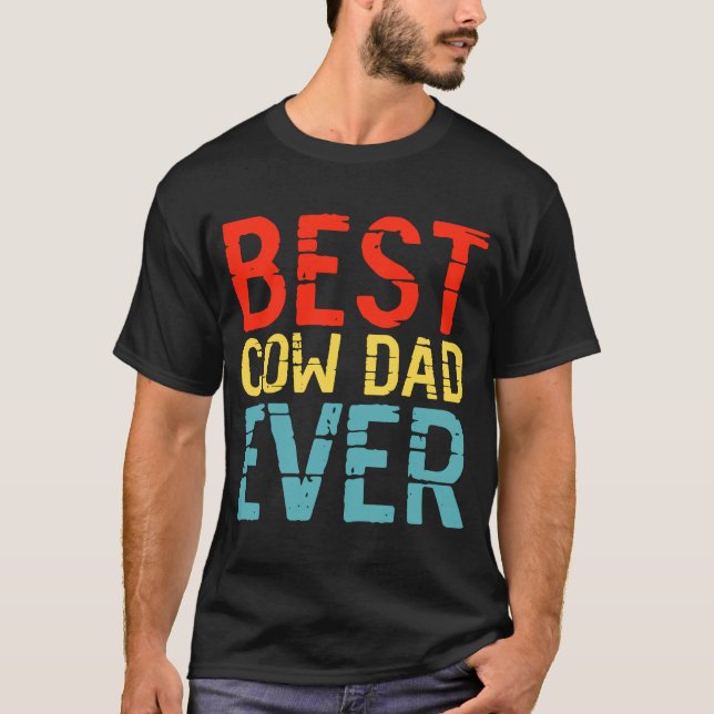 Camiseta Melhor Pai De Vaca 3 (Frente)